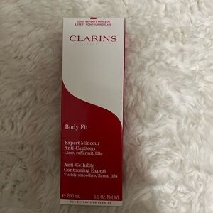 Clarins Body Fit Contouring Expert in Red and White